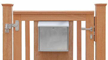 Gartentor ROOF - PREMIUM Holztore aus nordischer Lärche (FSC) oder astfreiem Mahagoni Hartholz (FSC).