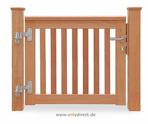 Gartentor ROOF - PREMIUM Holztore aus nordischer Lärche (FSC) oder astfreiem Mahagoni Hartholz (FSC).