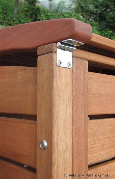 Müllbox CLASSIC - Zubehör aus extra starkem V2A-Edelstahl - Qualität vom Hersteller.