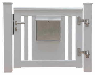 Gartentor ROOF - PREMIUM Holztore aus nordischer Lärche (FSC) oder astfreiem Mahagoni Hartholz (FSC).